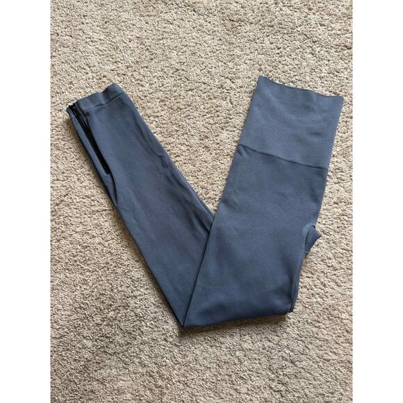 SPANX Pants - NWT Spanx Pull On High Rise Skinny Leg Seamless Side Zip Ankle Leggings Gray XL